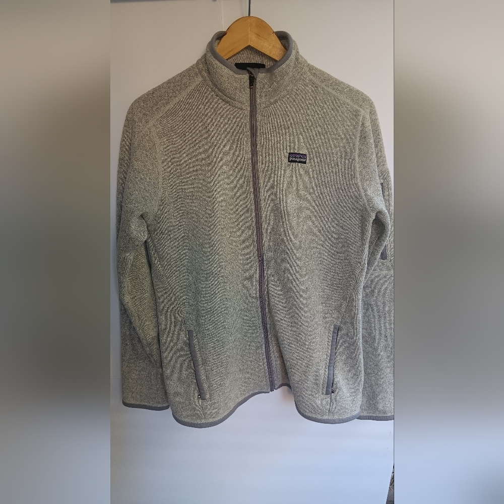 Patagonia Tan Full-Zip Fleece Jacket
